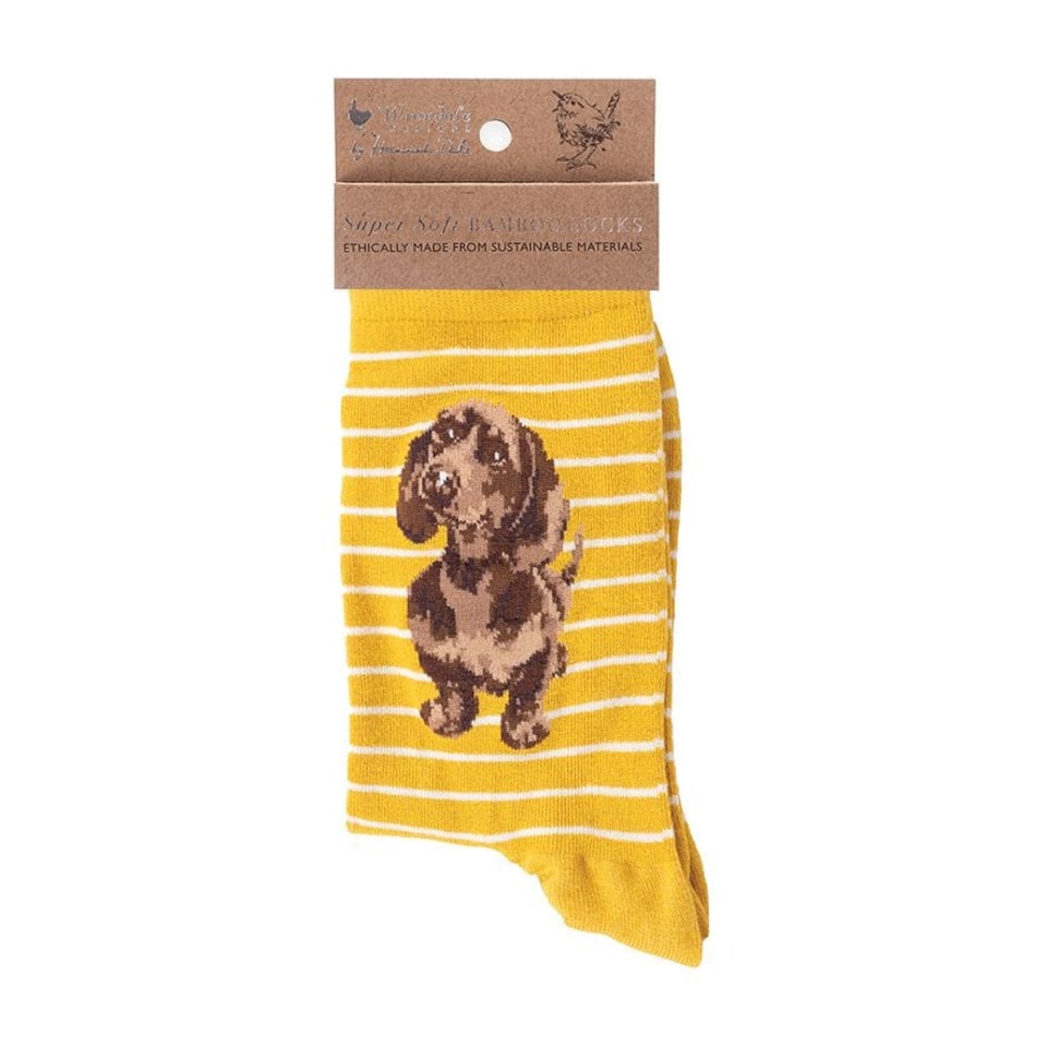image 1 of Wrendale Designs Illustrated Animal Bamboo Socks for Women - Choice of Design