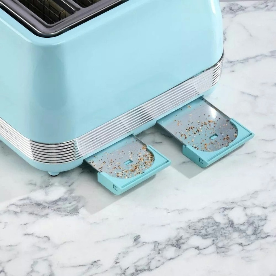 image 1 of Denver Retro Kettle & 4-Slice Toaster Set 1.5L 3000W Blue | Sky Blue | 4-slice