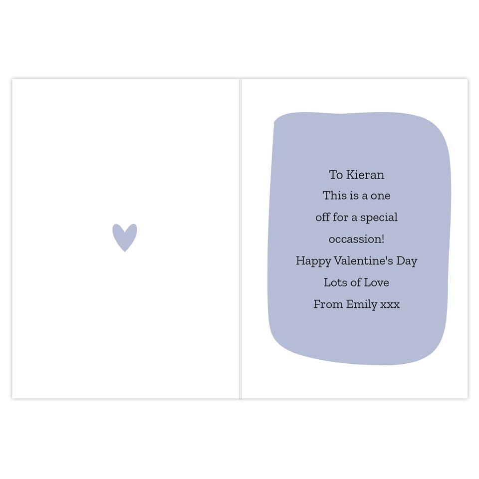 image 1 of Personalised I Shaved My Legs For You Card