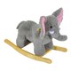 image 8 of Ride on Elephant Rocker Children Rocking Horse Grey Nursery Rhymes Kids Toy Game