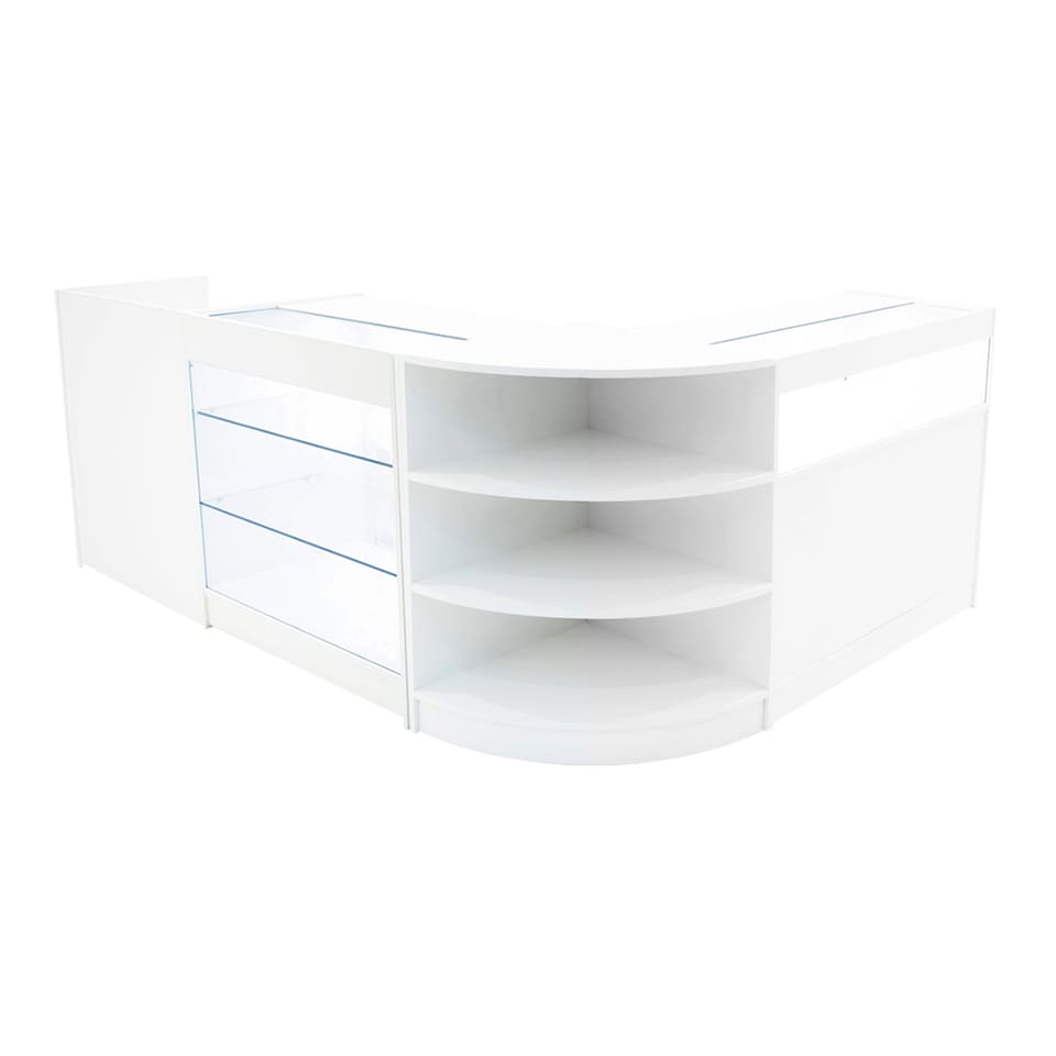 image 1 of Hyperion LED Shop Counter Set K900, B900, TB60 & LM60 - White