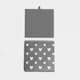 image 4 of OHS 4 Pack Folding Storage Hearts Print Cubes Space Saving Home Bedroom Clothes Toy Organiser Grey