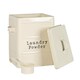 image 6 of Harbour Housewares Vintage Metal Laundry Powder Canister - Cream | Cream | Cream | 1