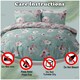 image 3 of VELVETIO Shelby Complete Duvet Cover Set with Fitted Sheet Breathable Bedding Quilt