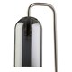 image 3 of Set of 2 Victoria - Satin Nickel Touch Lamps with Smoke Glass Shades Silver | Grey