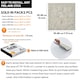 image 3 of NOVECRAFTO Vinyl Floor Tile – Self Adhesive 12x12 in – Desert Terrazzo – Peel & Stick for Kitchen, Bathroom & Living Room – Waterproof & Easy DIY Brown | 4.65 sqm