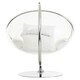 image 4 of Interiors by Premier Versatile Hanging Chair With Cream Cushions, Stylish Lounge Chair, Durable Bedroom Chair, Stable Lawn Chair