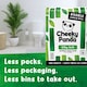 image 10 of Cheeky Panda Double-Length Silky Soft  Bamboo Toilet Paper 12 rolls 380 3 ply sheets | White | Size: 12 Rolls | 12