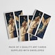 image 3 of Burne Jones Cupid Psyche Greeting Card Art Any Occasion Set of 3 Blank Inside