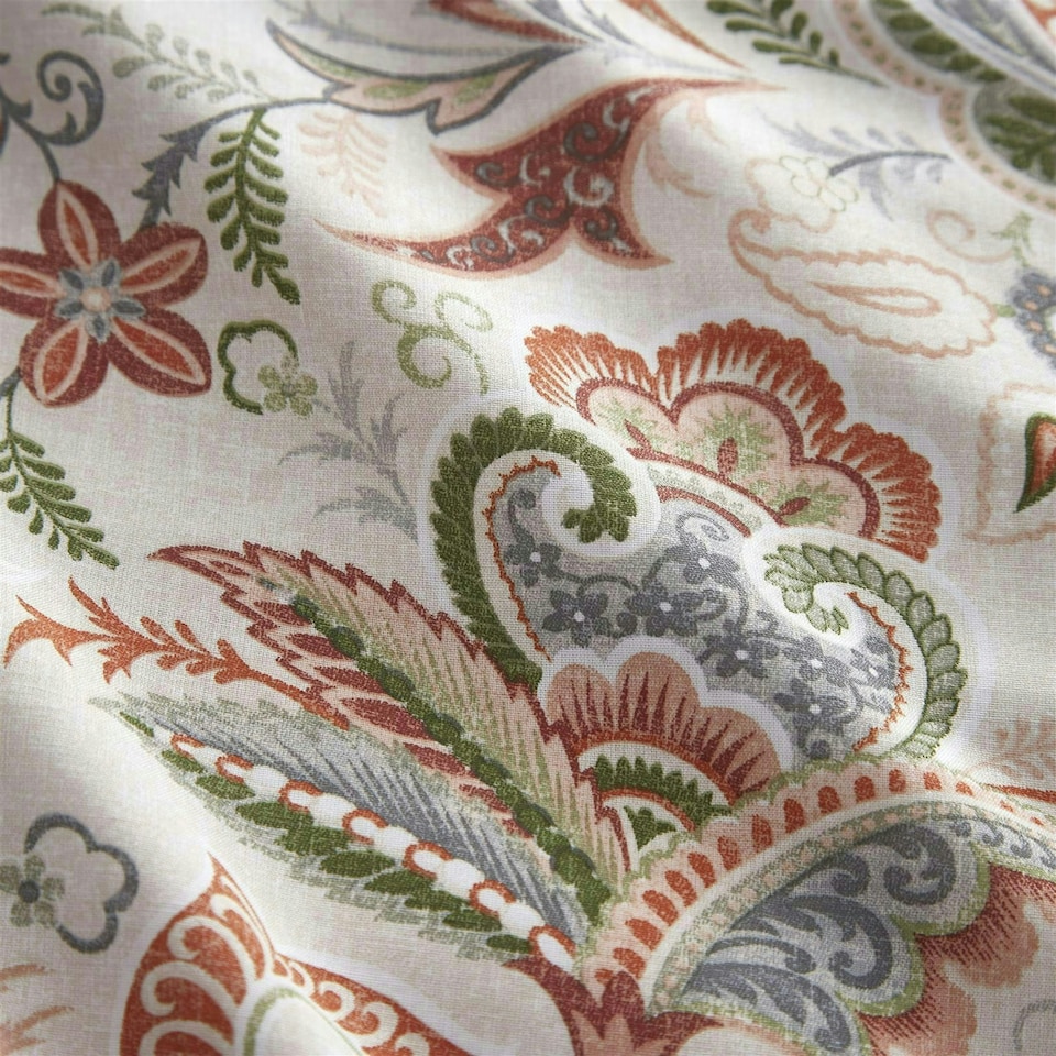 image 1 of Jacobus Paisley Duvet Cover Set Multi Double
