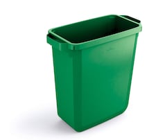 Durable 60L Waste Bin Green | Rectangular Recycling Bin | Food Bin | DURABIN | Green
