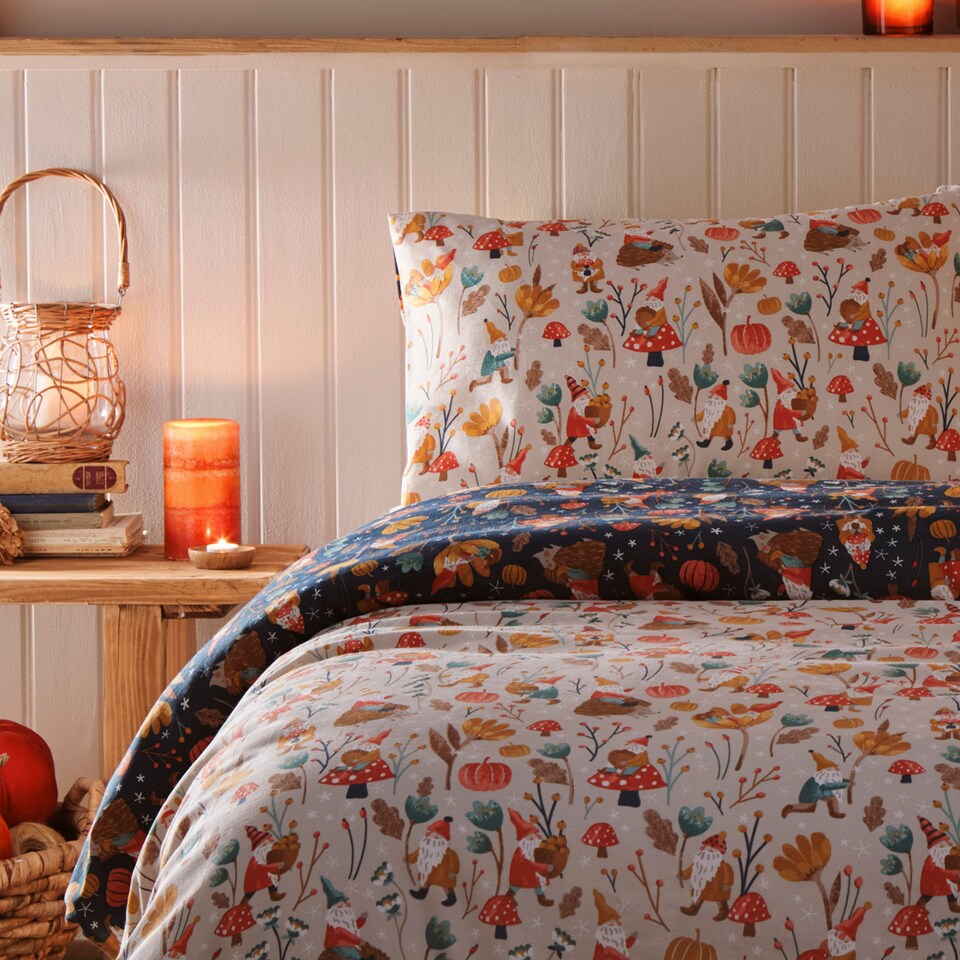 image 1 of Fusion Gonks and Friends Duvet Cover Set Natural