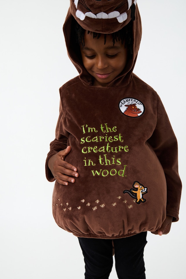 image 1 of Officially Licensed Gruffalo Tabard Unisex Kids Costume - World Book Day, Dress-Up, and Role Play - Ages 3-8 | Brown | Brown | 6-8 years
