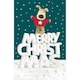 image 1 of Boofle Standing on Lettering Christmas Card
