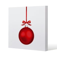 Christmas ornament (canvas) 120x 120 x 4cm