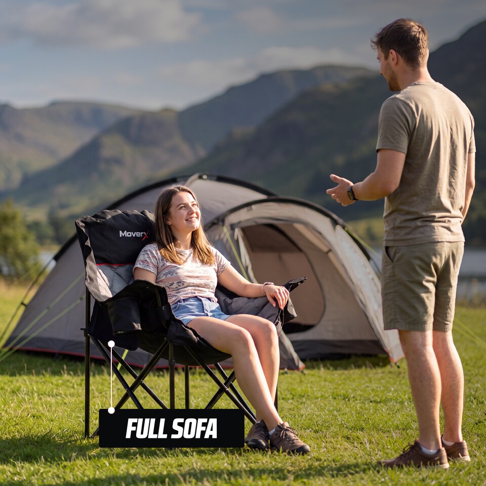 image 1 of MoverX Oversized Camping Chair, Capacity 120kg