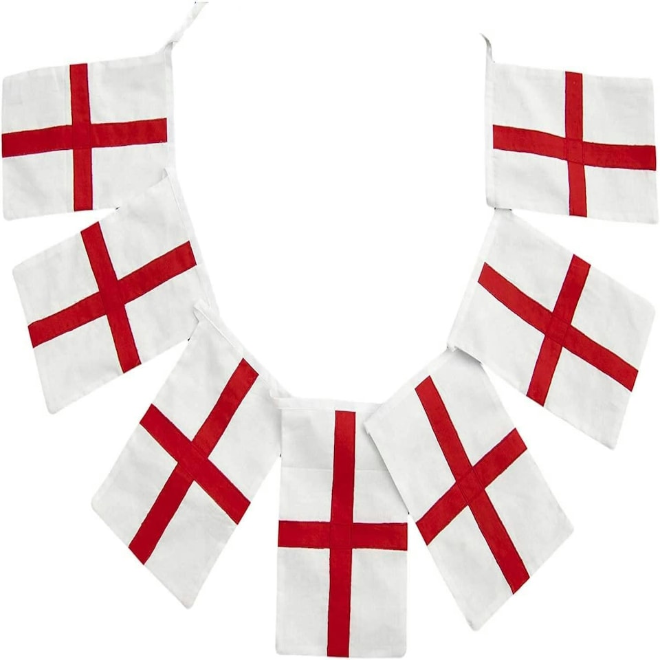 image 1 of St. George Bunting (10m, 30 Flags) Multi
