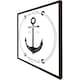 image 3 of Nautical anchor (Picture Frame) White | S