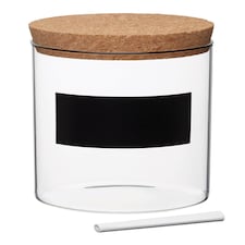 Natural Elements Storage Canister Clear Glass 1L