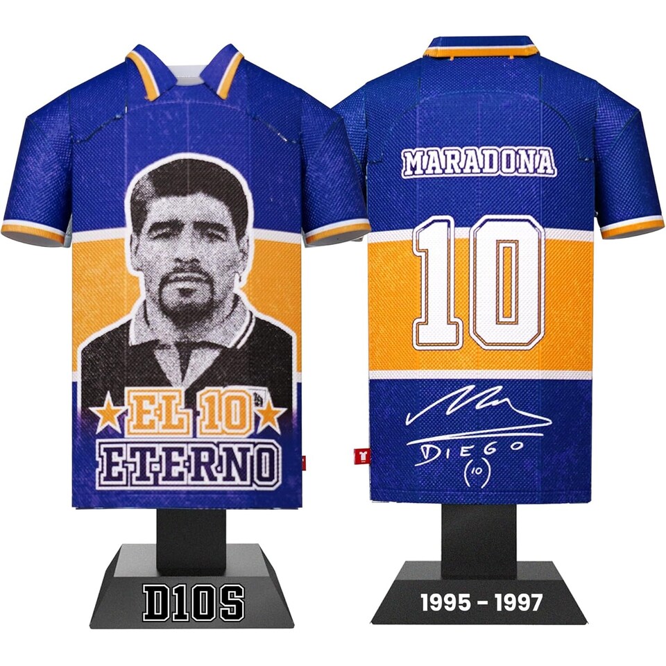 image 1 of RadStuff Metal Alloy Football Shirt - Maradona The Eternal Alloy Shirt 1995/97