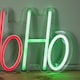 image 7 of 40cm x 18cm Light up Ho Ho Ho Christmas Neon Flex Hanging Sign