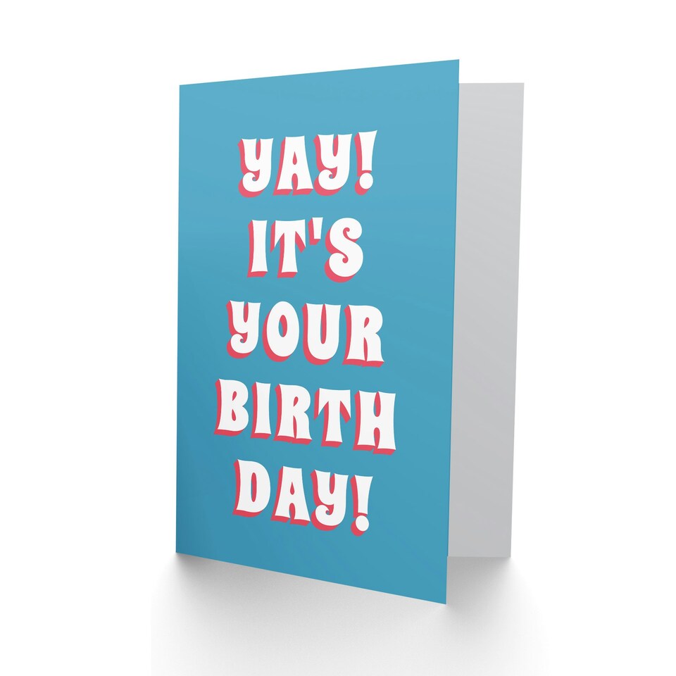 image 1 of Yay It's Your Birthday Him Dad Brother Son Grandad Birthday Card