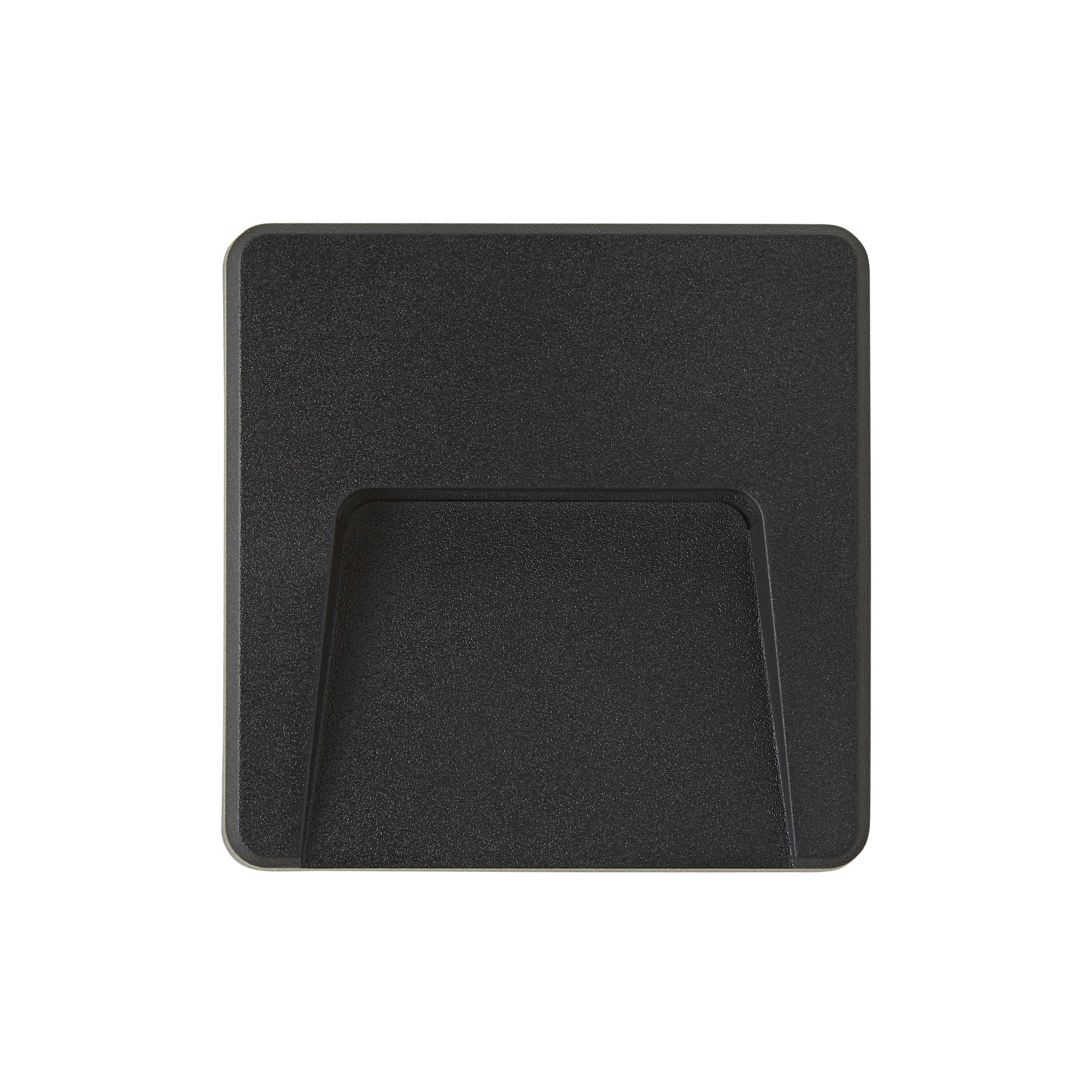 ValueLights Sam Black Square IP65 Integrated LED Outdoor Wall Light Black