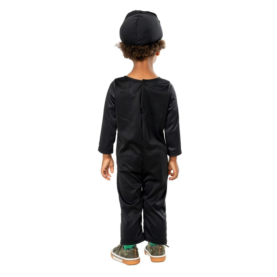 image 1 of Bristol Novelty Childrens/Kids Rainbow Skeleton Costume - Black - 3-4 Years 3