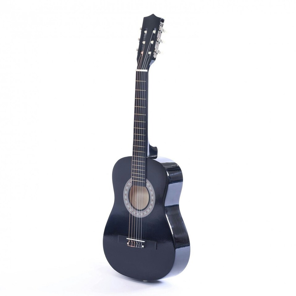 image 1 of Oypla Black 34" Half Size 1/2 6 String Classical Acoustic Guitar Black