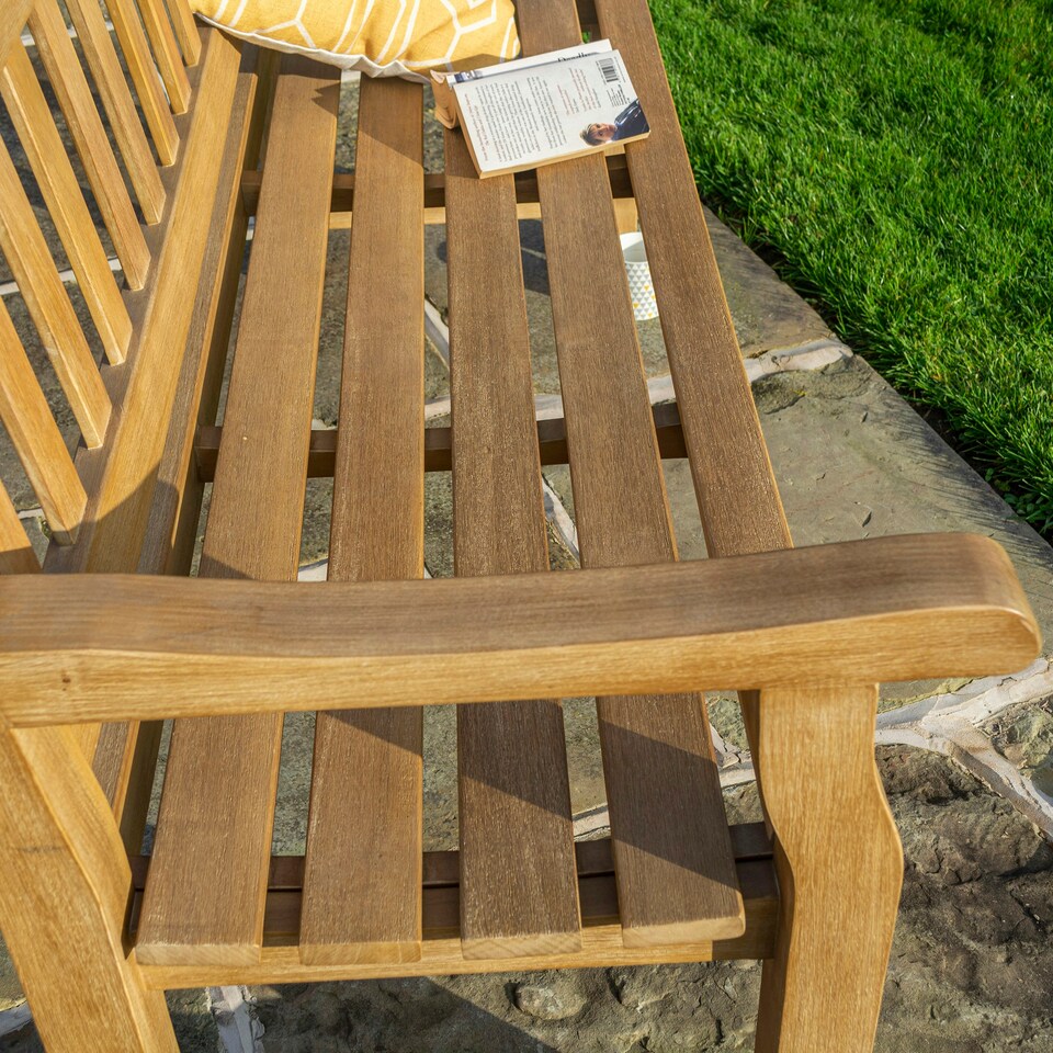 image 1 of Rowlinson Tuscan Heavy Duty Bench 1.5m Brown