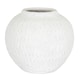 image 1 of Ashen Medium Round Vase - Ceramic - L19 x W19 x H16 cm - White