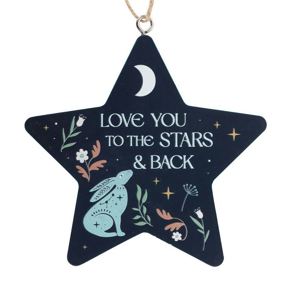 image 1 of Something Different Love You To The Stars And Back Hanging Decoration - Dark Blue - One Size