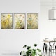 image 3 of Set of 3 Wildflowers Vintage Pastel Floral Artwork Spring Flower Meadow Wall Art Living Room Prints 12x16 Inch