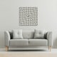 image 2 of Woven Pattern (Canvas Print) 90 x 90 x 4cm