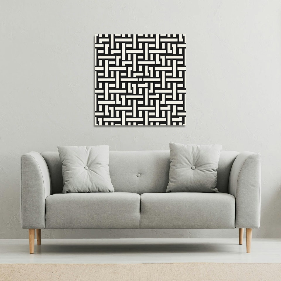 image 1 of Woven Pattern (Canvas Print) 90 x 90 x 4cm