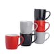 image 1 of Argon Tableware Coloured Coffee Mugs - 350ml - Modern - Pack of 6 | Multi | Multi | 6
