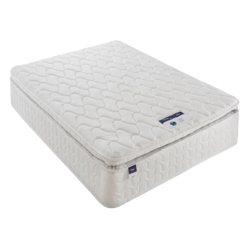 image 1 of Silentnight Miracoil Pillow Top Mattress White | Double