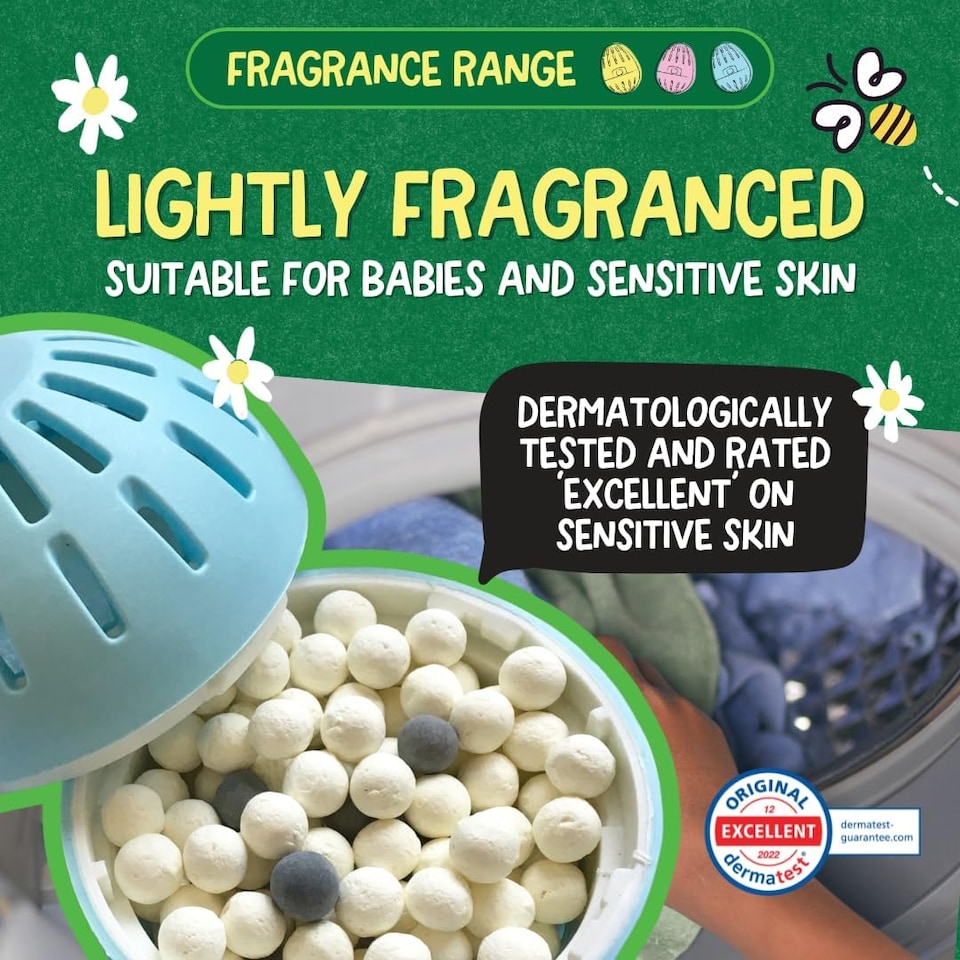 image 1 of Ecoegg Laundry Egg Refills / Fresh Linen / 70 washes