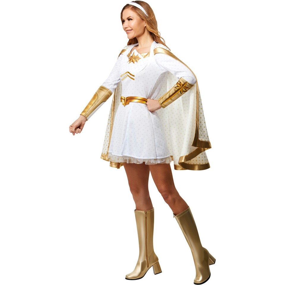 image 1 of The Boys Unisex Adult Deluxe Starlight Costume - White/Gold - L L