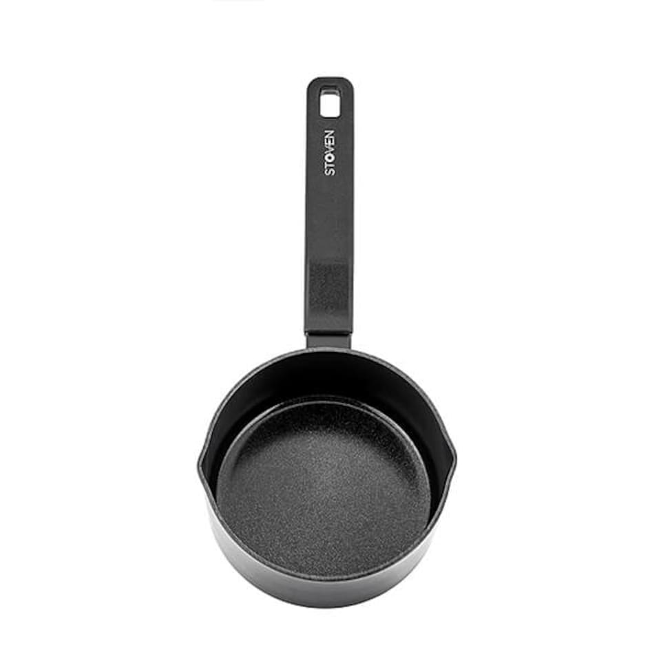 image 1 of Stoven Noir 4 Piece Saucepan Set with Milk Pan