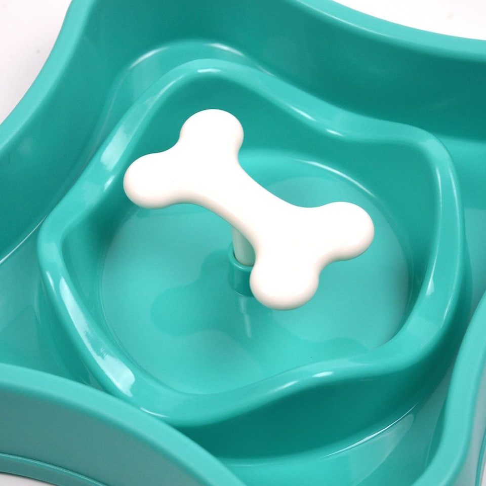 image 1 of Slow Feeder Pet Dog Puppy Food Bowl Water Portion Control Healthy Digestion