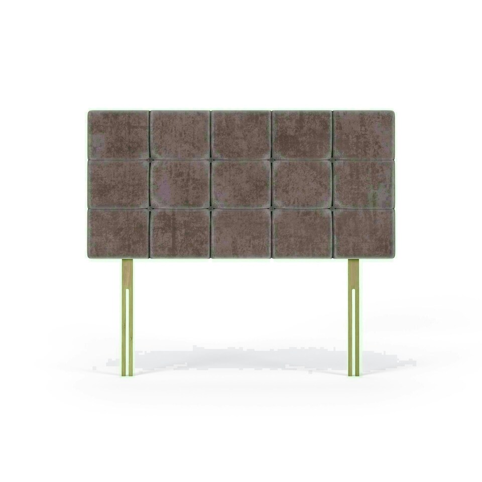 Valencia Mauve Naples Velvet Headboard Single N/A