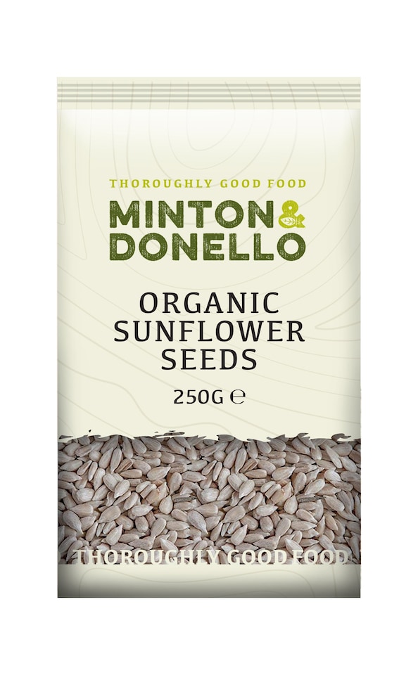 image 1 of Minton & Donello Organic Sunflower Seeds 6 x 250g