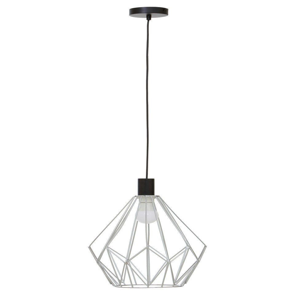 image 1 of Interiors by Premier Wyra Chrome Gold Frame Pendant light