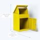 image 10 of SMART PARCEL BOX® Medium Front Access Yellow Yellow
