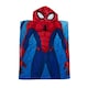 image 1 of Spider-Man Spider City Hooded Towel - Blue/Red/Black - One Size Blue | One size