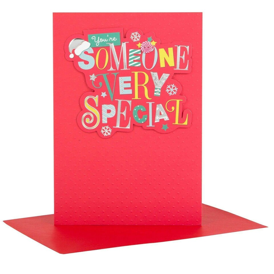 image 1 of Hallmark Christmas Card To Someone Special 'Hope It's Fantastic'