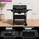 image 6 of 4 Burner Steel Gas BBQ Grill Outdoor Side Shelves Rack Bottle Opener
