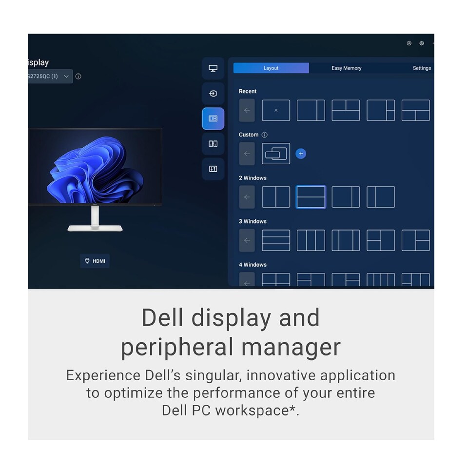 image 1 of Dell Plus S3225QS 32-Inch VA UHD 4K 120Hz Freesync Premium Height Adjustable Monitor