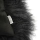 image 3 of SNUGRUGS Mongolian Sheepskin Cushion - Square - 40cm x 40cm Black | 40cmx40cm